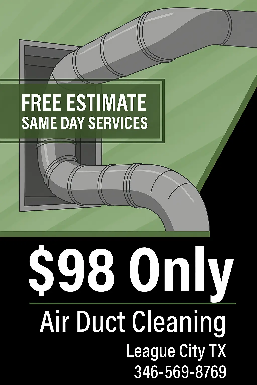 Air Duct Vent Cleaning League City TX Coupon